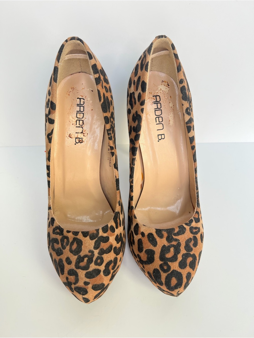 Arden B Leopard-Print Pointed Toe Pumps - Brown & Black